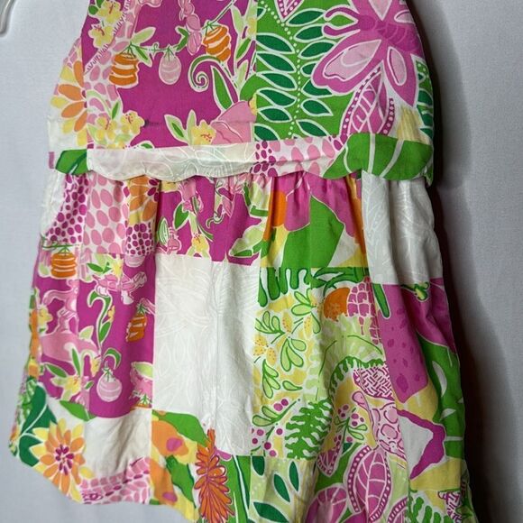 Lilly Pulitzer White Label Multi Color Check Dress. Size 18-24 Months. - Picture 3 of 10